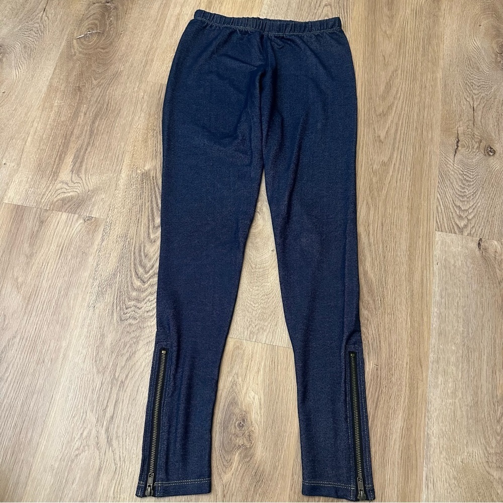 Steve Madden Blue Zipper Hem Jegging